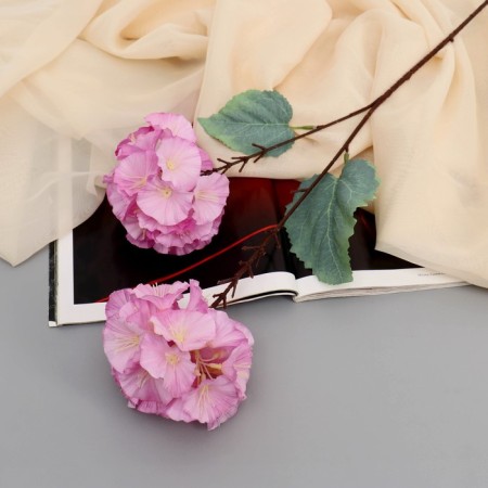 Artificial flowers "Rosita hydrangea" 60 cm, lilac