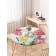 The tablecloth “Spring bouquet”, round, oxford, elastic band, size 120x120 cm, diameter 75-100 cm