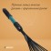 Robble small, fan, plate, 9 teeth, length 52 cm, metal, metal hilt with a rubber pen, Greengo