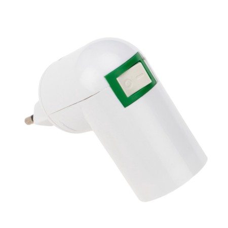 Listener for mounting in a plug-in network socket adapter basement AC 220V-E14 C-2