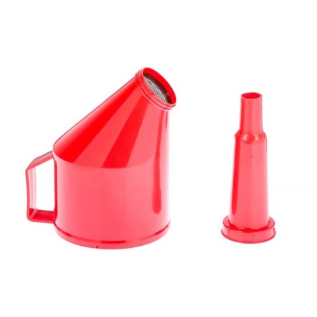 Funnel for fuel and lubricants top car, with filter, collapsible, d 11.5 cm, h nose 13.2 cm mix-13