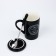 Mug "Real 100% Man", 420 ml, with a spoon and a lid