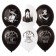 Shar Latex 14 "Gloomy Girl", 50 pcs., Mix