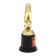 The award figure “Well done!”, Five, Cup, plastic, gold, 6.5 x 10.5 x 4 cm.