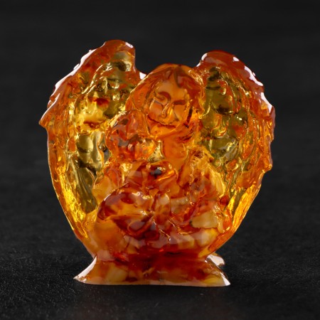 Souvenir "Virgin Mary with the Baby", amber