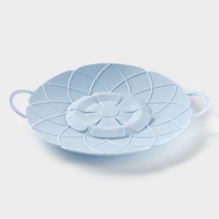 Nevykipayka lid Silicone share "Actone", D = 26 cm, color of blue-2