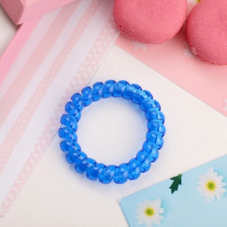 Hair gum "Spring" simple, 5 cm, mix