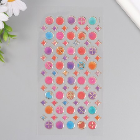 Stickers for creativity plastic "Eastern Logs" 9.3x20.4 cm-1