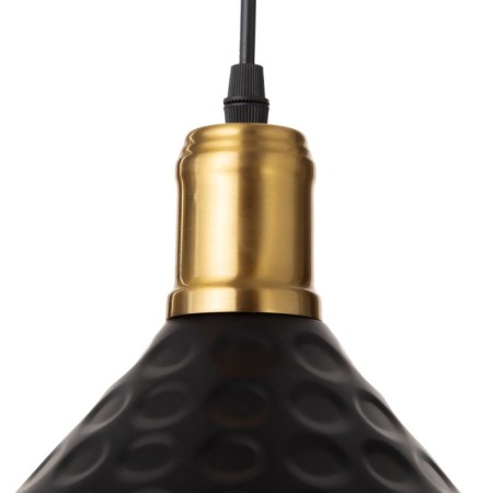 Bayerlux lamp "Cheka" E27 40W black-gold 24x24x17-117 cm-5
