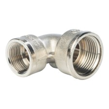 Угольник STOUT SFT-0014-000134, 1"-3/4, внутренняя/внутренняя резьба, никелированная латунь
