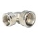 STOUT SFT-0014-000134, 1 "-3/4, internal/internal thread, nickelled brass