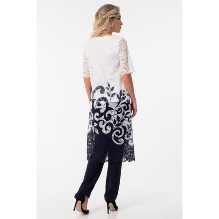Women's tunic, size 42, white color-5