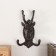 Decorative metal hook "Deer" 19.5x11.5x6 cm