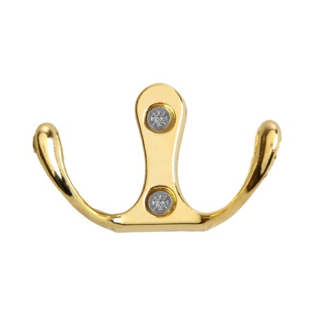 Hook furniture tundra TKD005, two -rod, gold, 5 pcs-3