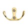 Hook furniture tundra TKD005, two -rod, gold, 5 pcs