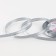 A satin ribbon "Silver threads", 6 mm × 23 ± 1 m, color gray No. 59