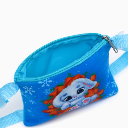New Year's children's bag "Bunny in carrots", 18 × 16 cm, for the New Year-5