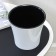 Kashpo for flowers with an insert "Arte", 2 l, white-black color