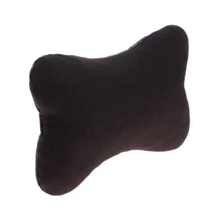 Car bone pillow, on the headrest, flax, brown, 16x24 cm-13