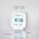 Clock - electronic desk alarm clock: thermometer, calendar, hygrometer, 7.8 x 8.3 cm