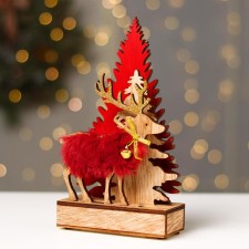 New Year's decor with backlight 