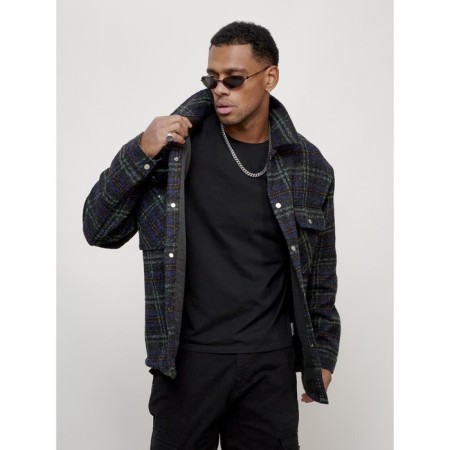 Male windbreaker, size 48, green color-4