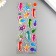 Plastic sticker "Hands and shoes/sea skates" mix 17x7 cm