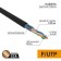 Bay cable twisted steam ursed, f/utp, cat 5e, PE, 4PR, 24AWG, OUTDOOR, Solid, Black, 305m