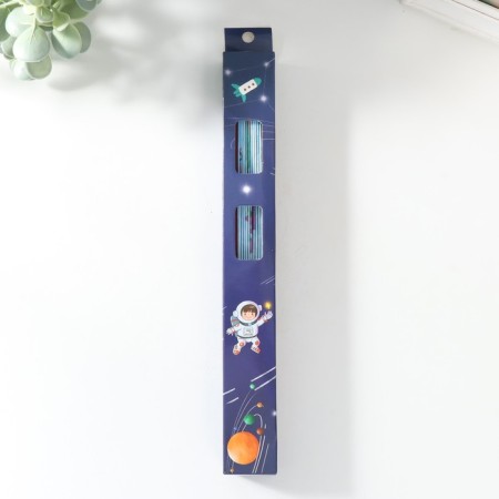 Fan wood, textile h = 26.8 cm "Cosmos" mix-4