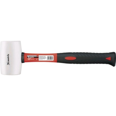 Rubber Kiyanka Matrix 11197, 680 g, white tires, fiberglass handle, round steel