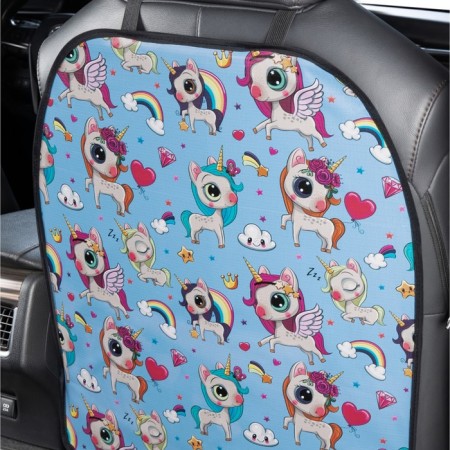 SkyWay seat back protection, PVC, 60x50cm, unicorns-3