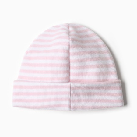 Baby hat, pink color, size 40-2