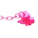 Nipple set - a dummy with a holder, SL, CL +6 months, with a cap “Butterfly”, pink