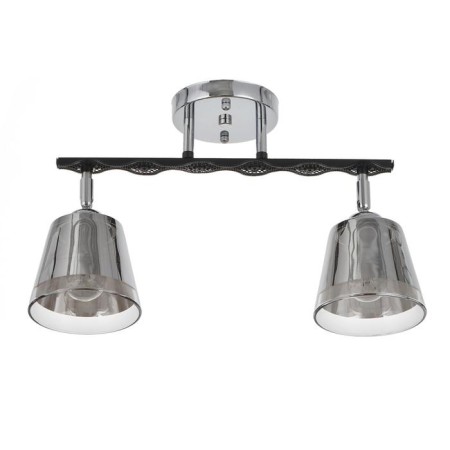 Economic Service of Dick 2x60W E27, black 41x19x15 cm
