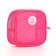 Cosmetic bag Dor mesh, 14*6.5*14, lightning department, raspberry