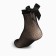 Women's socks, black color, size 23-25 ​​(36-40)