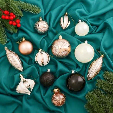 A set of jewelry plastic 36 pcs "Festive mood" gold, mix