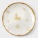 Porcelain shade of the Organic Gold, D = 21.2 cm, white color