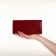 Women's wallet on magnets, red color