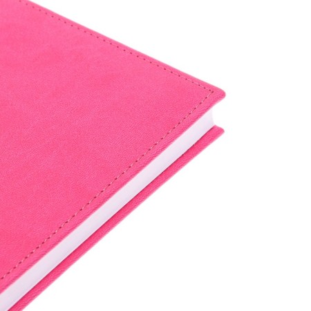 Deliciper of Leduced A5, 160 Vivevella sheets, artificial leather cover, dark pink-2