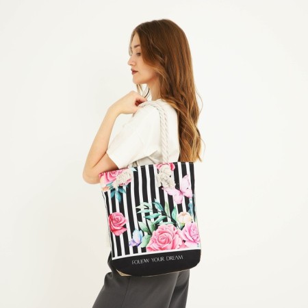 Women's beach bag "Follow Your Dream", 35x40 cm-9