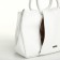 Women's bag with lightning, white color