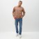 Jumper male minku: Basic Line Man, Beige Color, Rr. 46