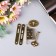 Castle for a casket "with a key" 5 items in a set of 1x5.5 cm S-303