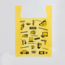 T -shirt package, polyethylene 
