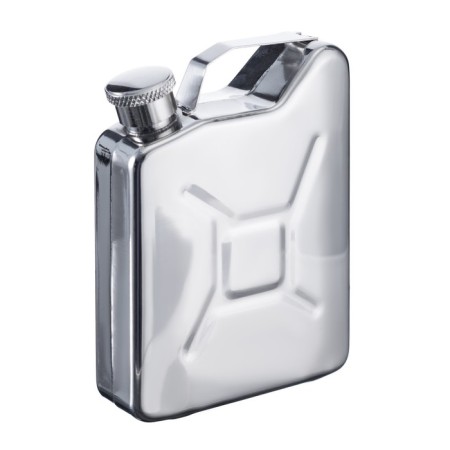 Captain alcohol flask, stainless steel, gift, army, 150 ml