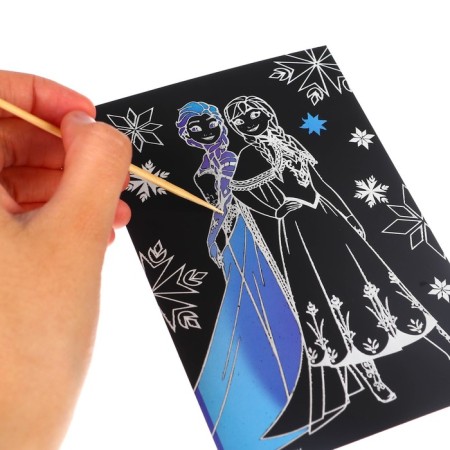 Engraving with a rainbow base, 10*15 cm "Cold Heart"-4