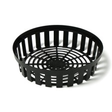 Basket for bulbous, round, d = 30 cm, h = 8 cm, black