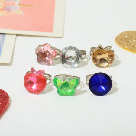 Children's ring "chosen" assorted, mix shape, mix color, dimensionless