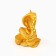 New Year's candle "Snake on Coins", for the New Year, Golden, 78 x 61 x 52
